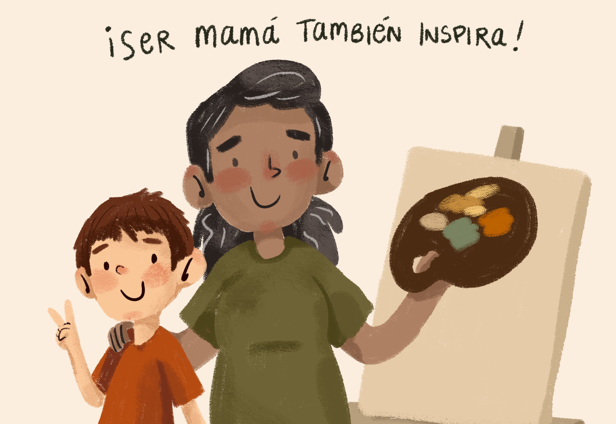 ¿Eres mamá y artista, y sientes que ahora tienes muchísimo menos tiempo para dibujar?